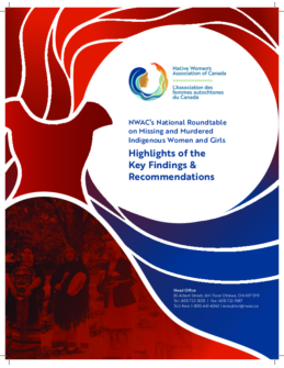 NWAC’s National Roundtable on Missing and Murdered Indigenous Women and Girls Summary - EN